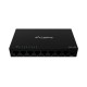 Lanberg Switch 8x1GB/s Unmanagment Gigabit Ethernet Desktop 12V metal case | DSM1-1008