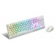 KEYBOARD +MOUSE/VIGOR GK30 COMBO WHITE US MSI