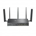 Wireless Router|TP-LINK|Omada 4G+ Cat6 AX3000 Gigabit VPN Router|Wi-Fi 6 (802.11ax)|Data speed 2402 Mbit/s|Ethernet WAN Yes|SIM 
