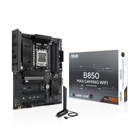 Mainboard|ASUS|AMD B850|Socket AM5|ATX|RAM DDR5-SDRAM|4xSlots|Wi-Fi Yes|Bluetooth Yes|3xNumber of M.2 (M) slots|B850MAXGAMINGWIF
