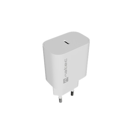 Natec Ribera USB Charger 1X USB-C 20W, White
