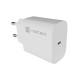 Natec Ribera USB Charger 1X USB-C 20W, White