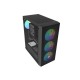 Fury PC Case | SHOBO SH8F ARGB | Black | Midi Tower