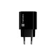 Natec Ribera USB Charger 1X USB-A + 1X USB-C 20W, Black