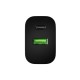Natec Ribera USB Charger 1X USB-A + 1X USB-C 20W, Black