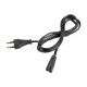 Cablexpert | Power cord (C7), VDE approved | Black | CEE 7/16 to C7