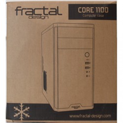 SALE OUT. Fractal Design Core 1100, Black | Fractal Design | CORE 1100 | Black | Micro ATX | DAMAGED PACKAGING, DENTED BODY