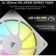 Corsair Liquid CPU Cooler | 360 RS ARGB | White