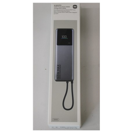 SALE OUT. Xiaomi | 165W Power Bank (Integrated Cable) | 10000 mAh | USB-C | Gray | DEMO