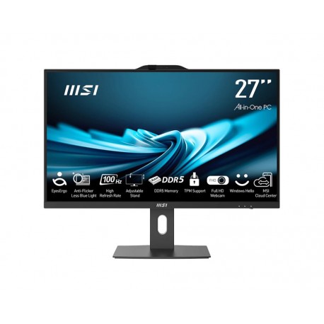 Monoblock PC|MSI|PRO|AP272P 14M|Business|All in One|CPU Core i5|i5-14400|2500 MHz|Screen 27"|RAM 16GB|DDR4|3200 MHz|SSD 512GB|Gr