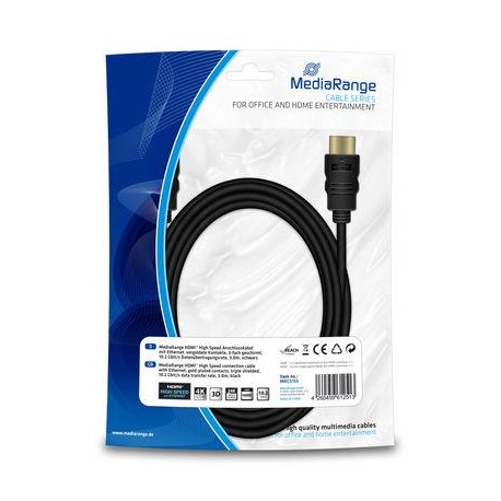 CABLE HDMI-HDMI 3M/MRCS155 MEDIARANGE