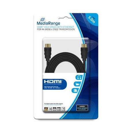 CABLE HDMI-HDMI 5M/MRCS158 MEDIARANGE