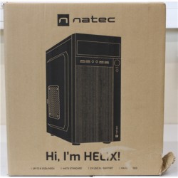 SALE OUT. | Natec | PC Case | Helix Matx | Black | Mini Tower | DAMAGED PACKAGING, DENTED ITEM BODY