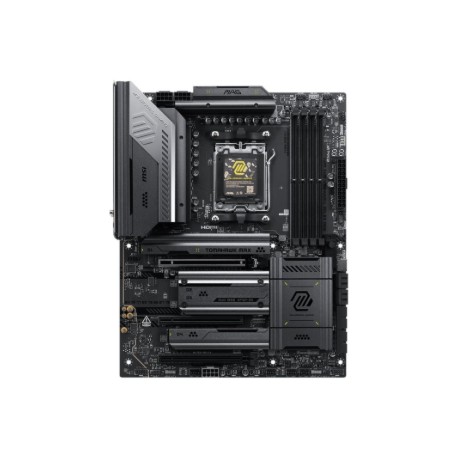 MSI MAG X870E TOMAHAWK MAX WIFI | Processor family AMD | Processor socket AM5 | DDR5 | Supported hard disk drive interfaces SATA