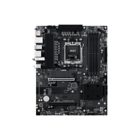 MSI PRO B850-S EVO WIFI | Processor family AMD | Processor socket AM5 | DDR5 | Supported hard disk drive interfaces SATA, M.2 | 