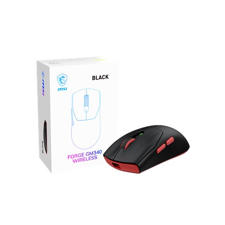 MSI FORGE GM340 | Wireless | 2.4 GHz, Bluetooth, USB 2.0