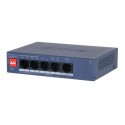 Switch|DAHUA|CS4005-4GT-36|Switch type Managed|Switch layer L2|Form factor Desktop/Wall-Mounting|5xRJ-45 ports|RJ-45 Ports Type 