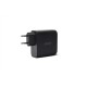 Acer 100W PD GaN Charger, 3 x USB C and 1 x USB A, EU Plug, 100W USB-C cable, Black, Retail Pack
