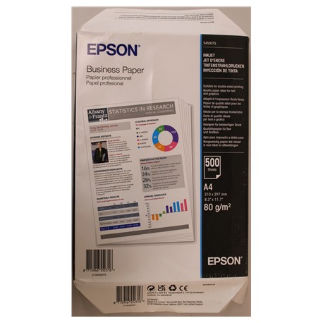 SALE OUT. | Business Paper 500 sheets | Printer | White | 80 g/m² | A4 | DAMAGED PACKAGING, UNPACKED