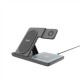 Gembird TA-WPC31A-01-BK 3-in-1 foldable wireless charger stand, 15 W, Apple watch, black | Gembird