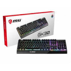 KEYBOARD GAMING BLACK ENG/VIGOR GK30 US MSI