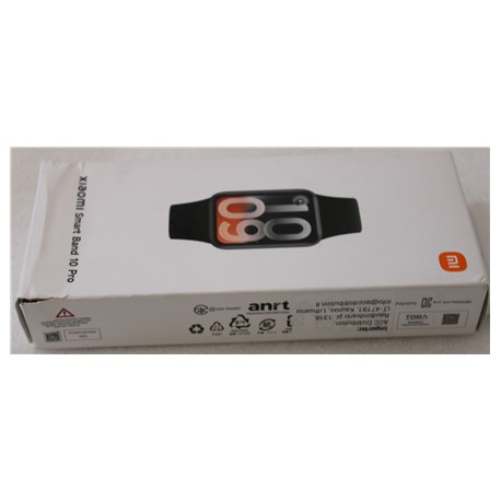 SALE OUT. Xiaomi Smart Band 10 Pro | AMOLED | Heart rate monitor | Waterproof | Bluetooth | UNPACKED, DAMAGED PACKAGING, SCRATCH