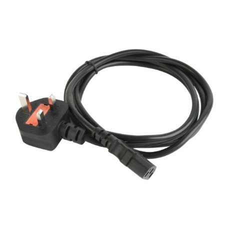 Gembird PC-187 UK power cord (C13), 5 A, 6 ft
