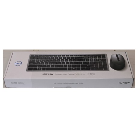 SALE OUT. | Dell | Keyboard and Mouse | KM7120W | Wireless | 2.4 GHz, Bluetooth 5.0 | Batteries included | Bluetooth | Wireless 