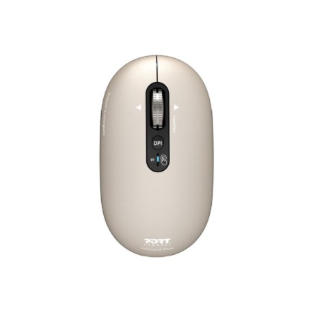PORT CONNECT Mouse | PURE MAC | Wireless | Bluetooth | Beige Perle