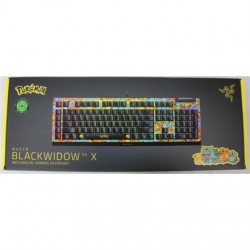 SALE OUT. SALE OUT. Razer BlackWidow V4 X | Mechanical Gaming Keyboard | Wired | US | Green Mechanical Switches | Pokémon Editio