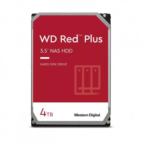 HDD|WESTERN DIGITAL|Red Plus|4TB|SATA|256 MB|5400 rpm|3,5"|WD40EFPX