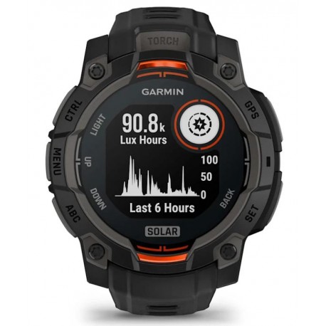 SMARTWATCH INSTINCT 3 SOLAR/BLACK/BLK 010-02934-00 GARMIN
