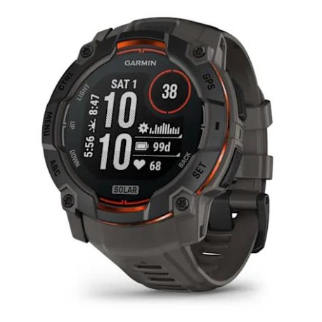 SMARTWATCH INSTINCT 3 SOLAR/BLK/CHARC 010-02935-00 GARMIN