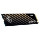 SSD|MSI|150xTBW rating|MTBF 1500000 h|Read speed 3600 MB/s|Write speed 3100 MB/s|NVMe Yes|PCI Express 4.0|M.2|500 GB|SPATIUM M45