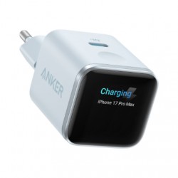 Anker Nano Charger 45W, Smart Display, Blue