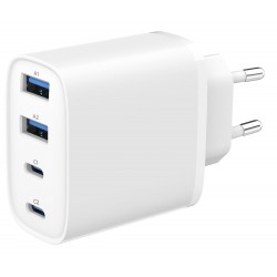 CHARGER USB UNIVERSAL 4P 40W/TA-UC-2A2C-PD40-01-W GEMBIRD