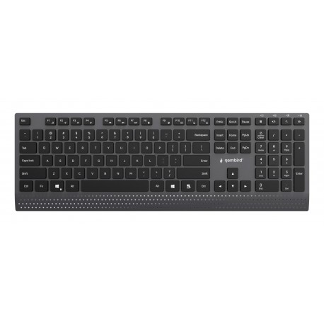 KEYBOARD MULTIMEDIA USB ENG/BLACK KB-MCH-06 GEMBIRD