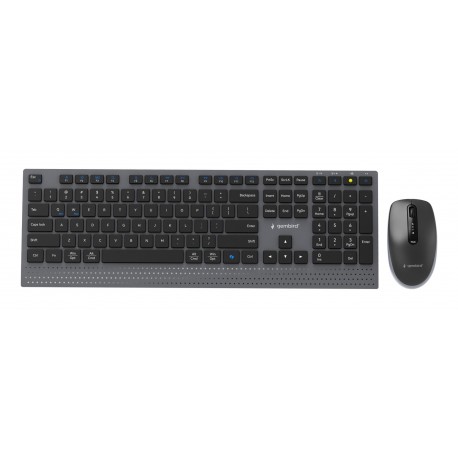 KEYBOARD +MOUSE WRL ENG/BK KBS-WPS-02 GEMBIRD