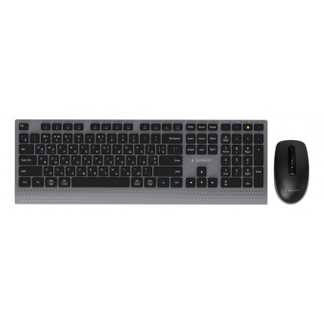 KEYBOARD +MOUSE WRL CYRILLIC/BK KBS-WPS-02-CYRL GEMBIRD