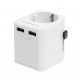 POWER ADAPTER EU TO UNIV. 12W/WHT TPA-EU2A12-01-W GEMBIRD