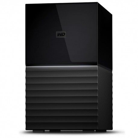 External HDD|WESTERN DIGITAL|My Book Duo|16TB|USB-C|USB 3.0|Drives 2|Black|WDBFBE0160JBK-EESN