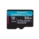 MEMORY MICRO SDXC 64GB UHS-I/1PACK SDCG4/64GBSP KINGSTON
