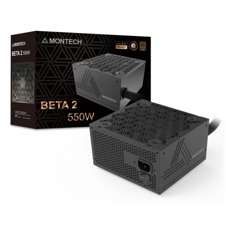 Power Supply|MONTECH|BETA 2|ATX|PC|100 - 240 V|550 W|BETA2550W