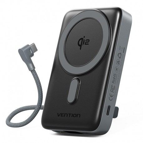 POWER BANK WRL 10000MAH 35W/GREY FKHH0 VENTION