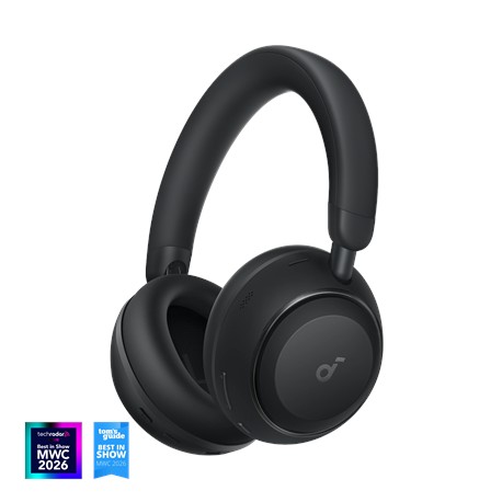 Anker Soundcore Space 2 | Headphones | Over-ear | Microphone | Jet Black | Noise canceling