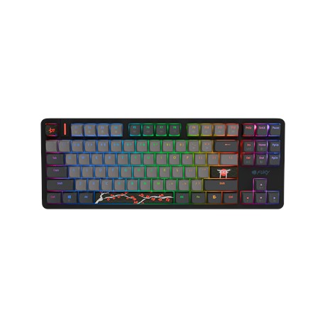 Fury Kanabo K6 | Gaming Keyboard | Wired | US | Linear | Black/Gray
