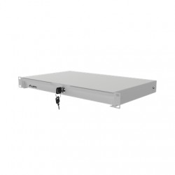Lanberg 19" Drawer 1U/483x270 mm max load capacity up to 30 kg assembly, Grey | Lanberg
