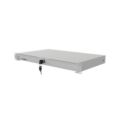 Lanberg 19" Drawer 1U/483x270 mm max load capacity up to 30 kg assembly, Grey | Lanberg