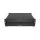 Lanberg 19" Drawer 3U/483x360 mm max load capacity up to 90 kg 4 point assembly, Black | Lanberg
