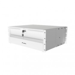 Lanberg AK-2004-S | 19" Drawer 4U, max load capacity up to 90 kg, 4 point assembly | 48.26 x 36 x 17.6 cm | Gray